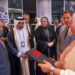 “نيفين جامع” ووزيرا مالية مصر وقطر يتفقدون معرض تراثنا