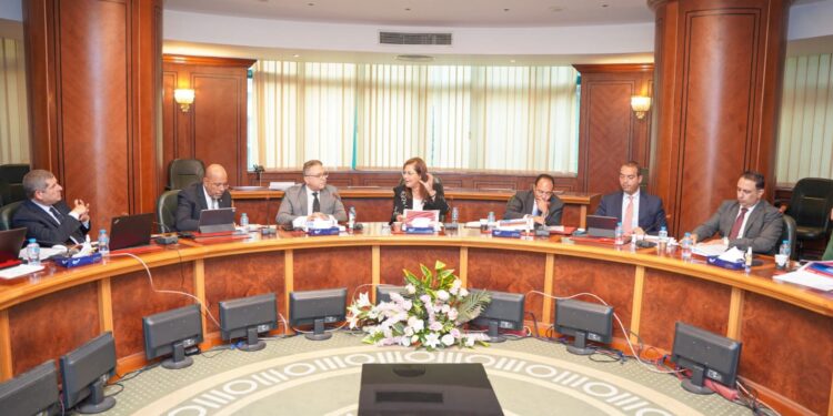 تفاصيل اجتماع وزيرة التخطيط بقيادات مصر القابضة للتأمين