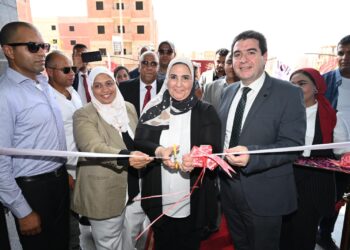 وزيرة التضامن تفتتح أحدث فروع بنك ناصر الاجتماعي بمدينة أسوان الجديدة