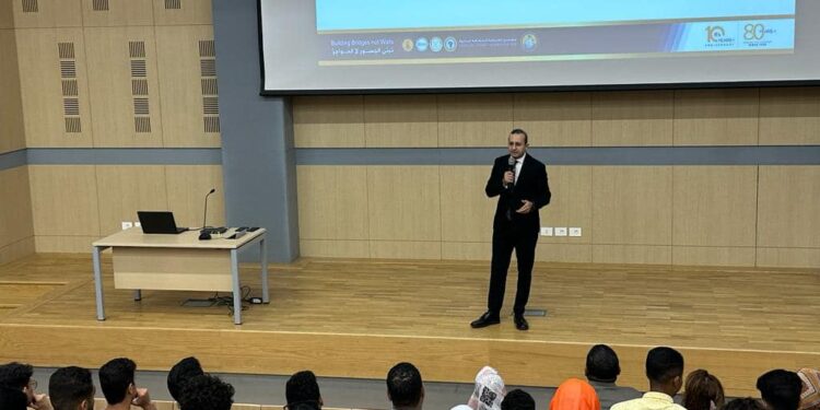 “الرقابة المالية” تنظم ندوة تعريفية بجامعة الملك سلمان الدولية بمدينة شرم الشيخ