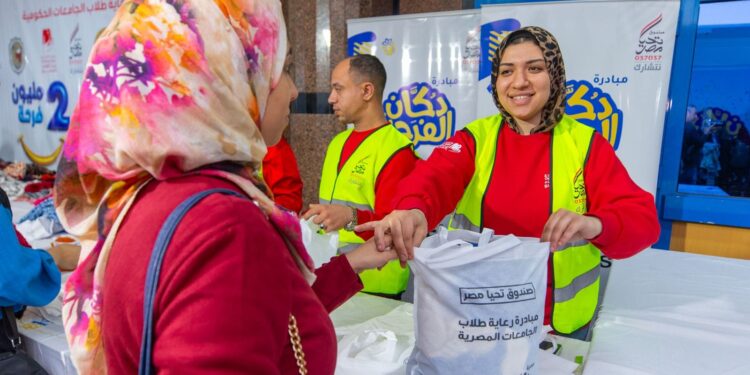 صندوق تحيا مصر يطلق دكان الفرحة في محافظة دمياط وجامعة سوهاج