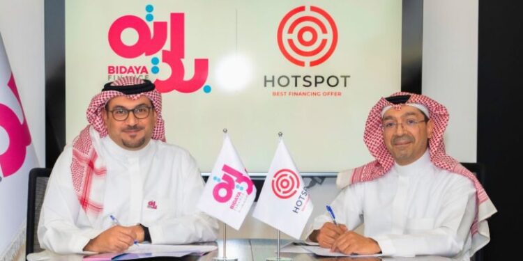 هوت سبوت توقع مذكرة تعاون مع بداية للتمويل