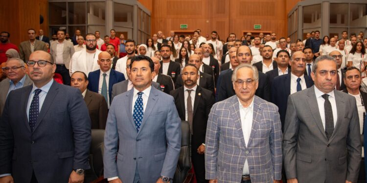 العاصمة الإدارية الجديدة تستقبل وفداً رياضياً للإعلان عن زي بعثة مصر بأولمبياد باريس 2024