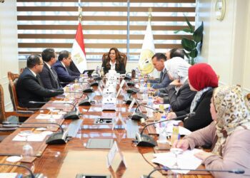 وزيرة التنمية المحلية تبحث مع شركة إي فاينانس ملفات التعاون المشترك