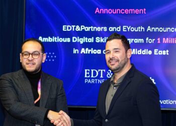 EDT&Partners العالمية تبرم شراكة مع Eyouth الناشئة باستثمارات 6 ملايين دولار