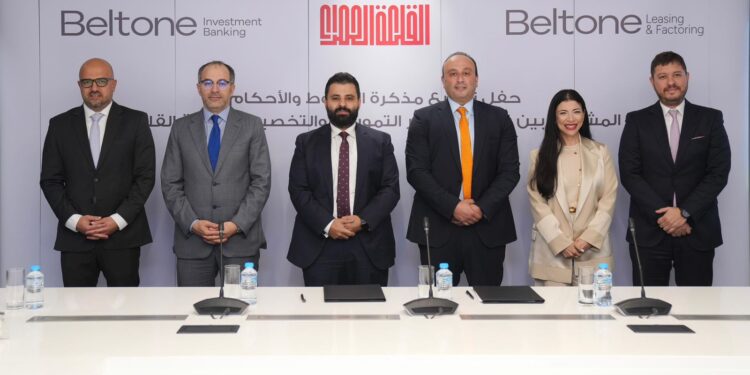 بلتون للتأجير التمويلي والتخصيم توقع مذكرة تمويل مشترك بقيمة 4 مليارات جنيه مع شركة القلعة الحمراء لإدارة المنشآت