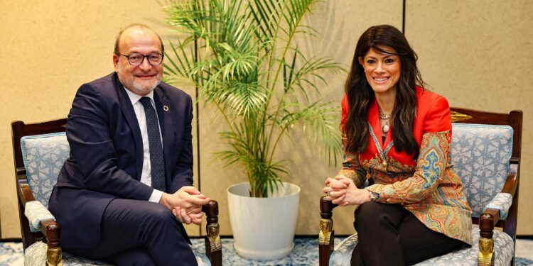 وزيرة التخطيط تجتمع مع مدير الوكالة الفرنسية للتنمية ( تفاصيل )