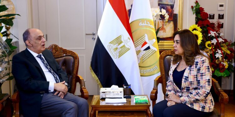 تفاصيل لقاء وزيرة التنمية المحلية برئيس لجنة “الصغيرة والمتوسطة” بمجلس النواب