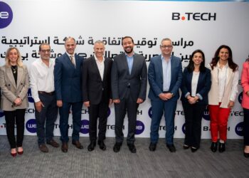 شراكة استراتيجية بين بى تك وشركة WE لتوفير تجربة تسوق متكاملة ومتميزة