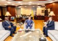 اجتماع ثلاثي بمشاركة محافظ البنك المركزي المصري ووزير الخارجية ورئيس البنك الإفريقي للتصدير والاستيراد