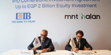 “CIB” يوقع اتفاقية استثمار رئيسي في الطرح المقترح لشركة “MNT-Halan” باستثمار يصل إلى ملياري جنيه